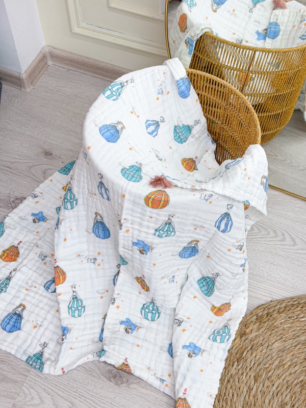 Muslin Blanket — Balloons