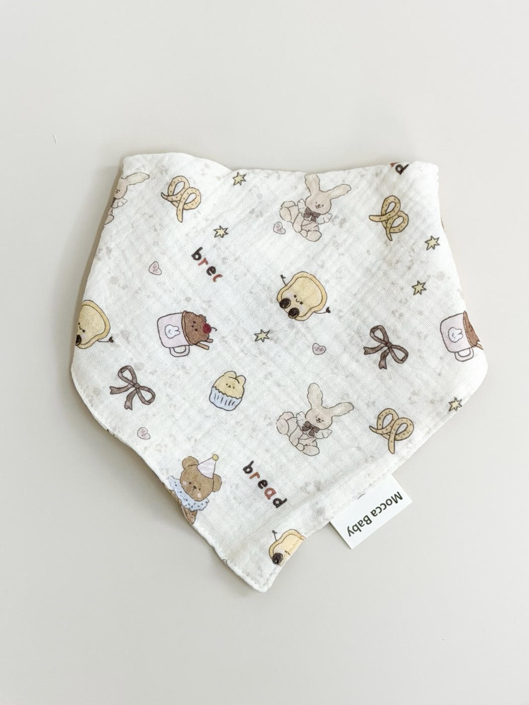 Babero bandana · osos panadería