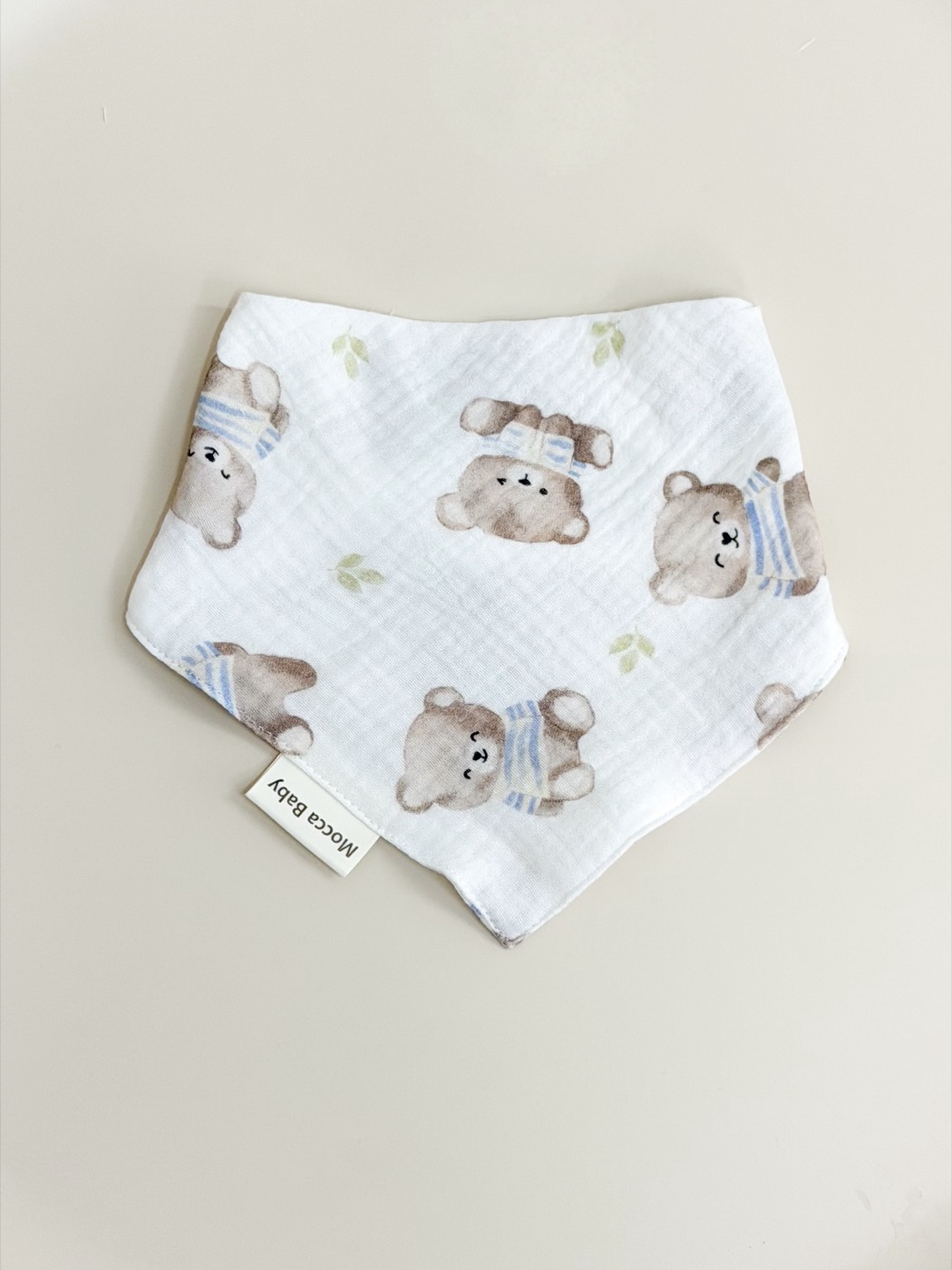 Babero bandana · osos con bufanda