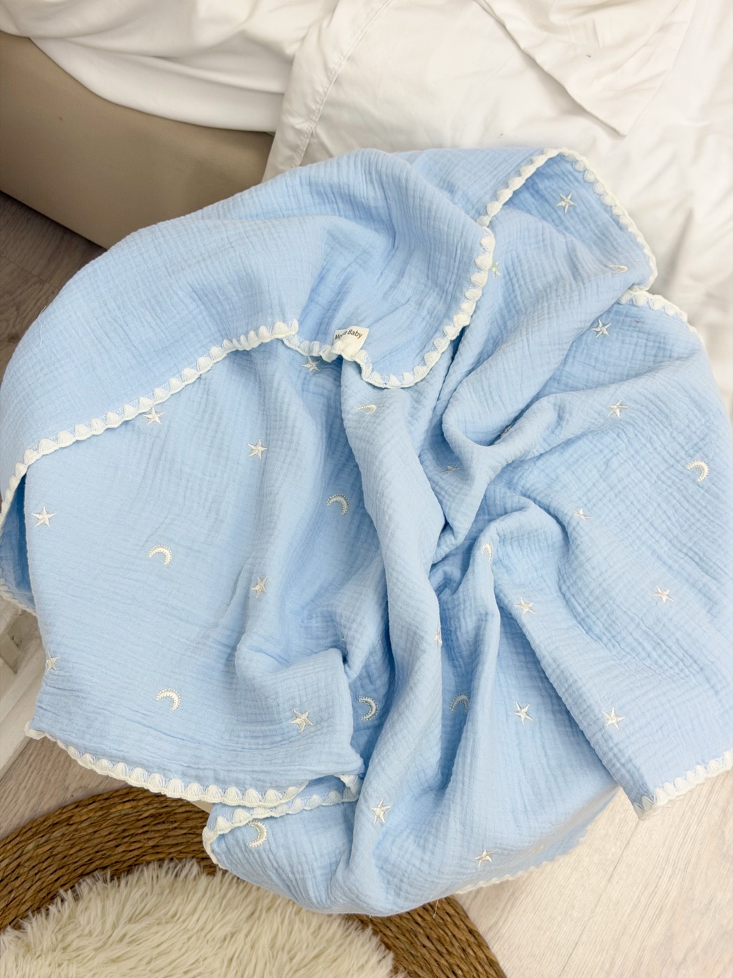 Muslin Blanket · Stars & Moons, Sky