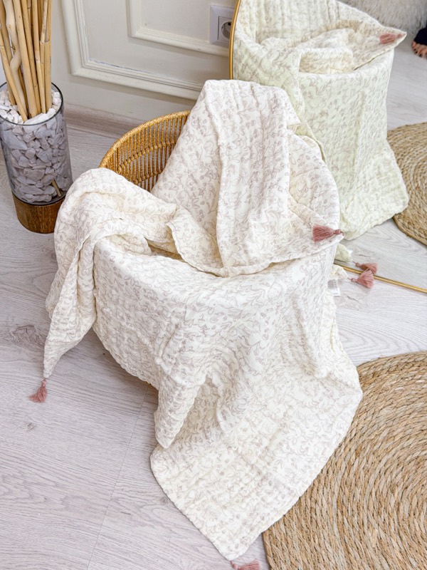 Quilted Blanket — Floral